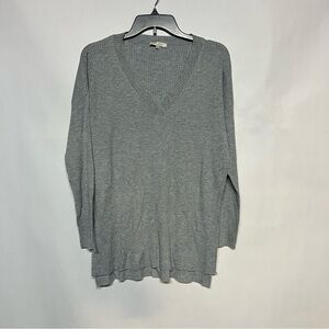 Z Supply Heather Gray V-Neck Sweater